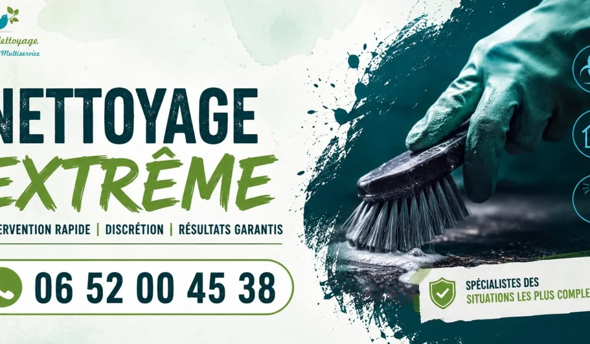 Mouroux : nos prestations de nettoyage extrême