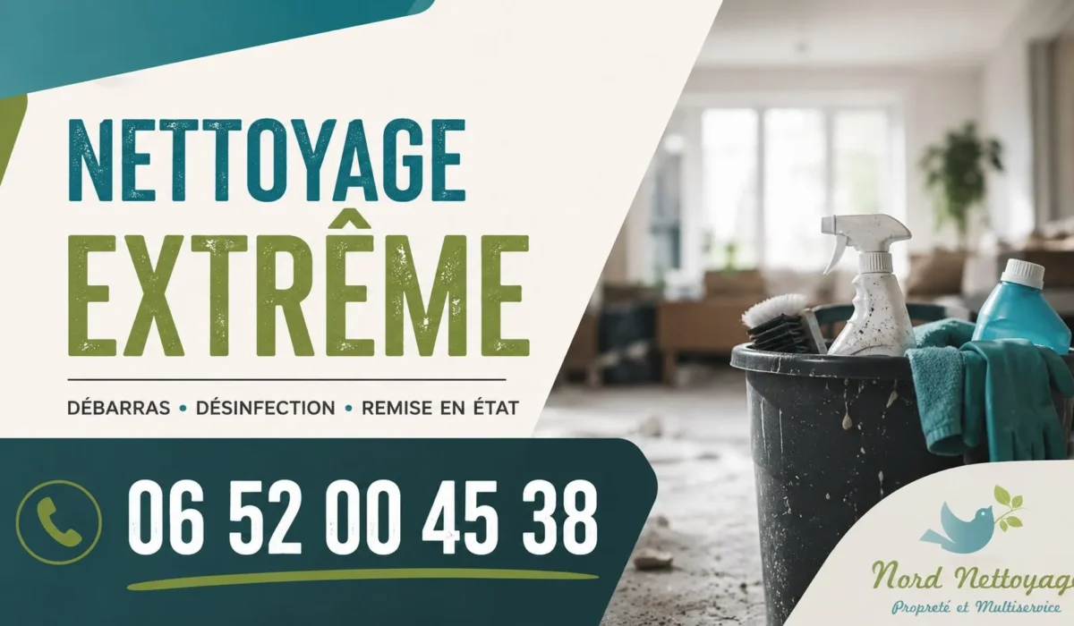 Nemours : nos prestations de nettoyage extrême
