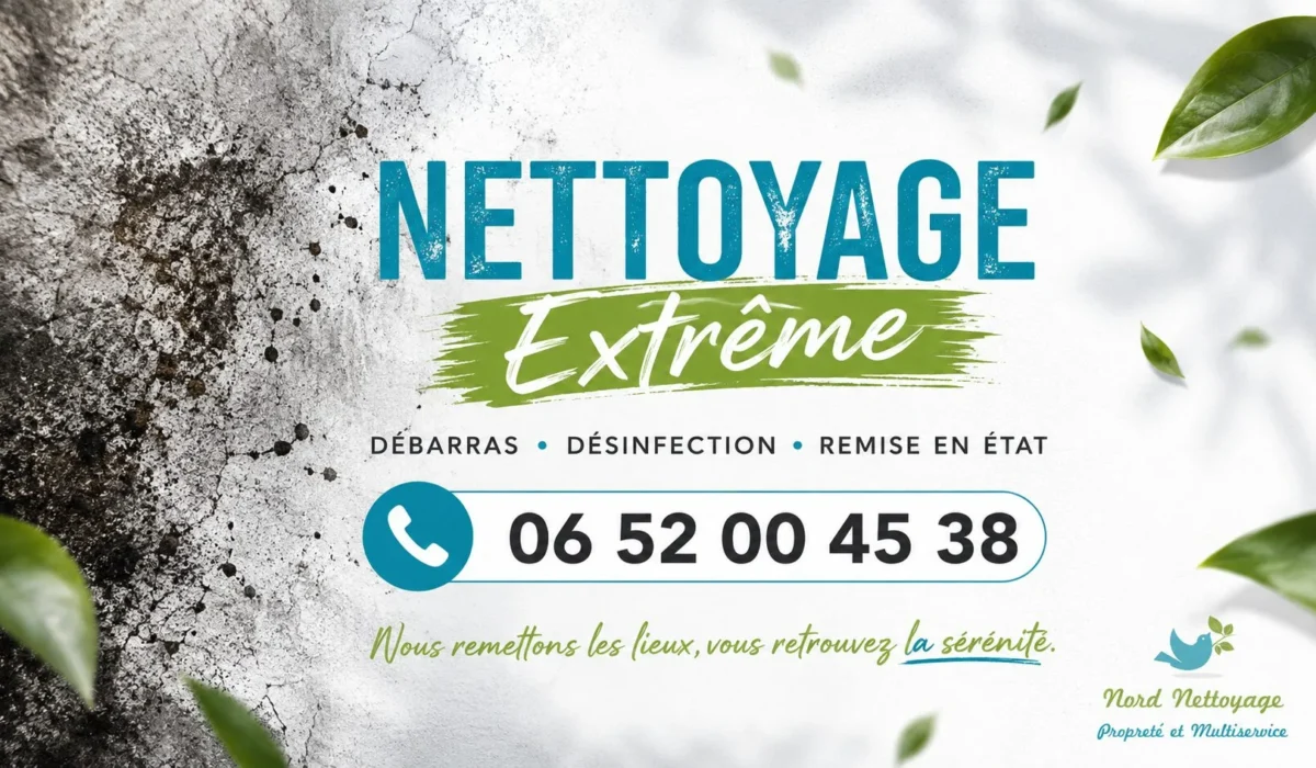 Neuville-en-Ferrain : nos prestations de nettoyage extrême