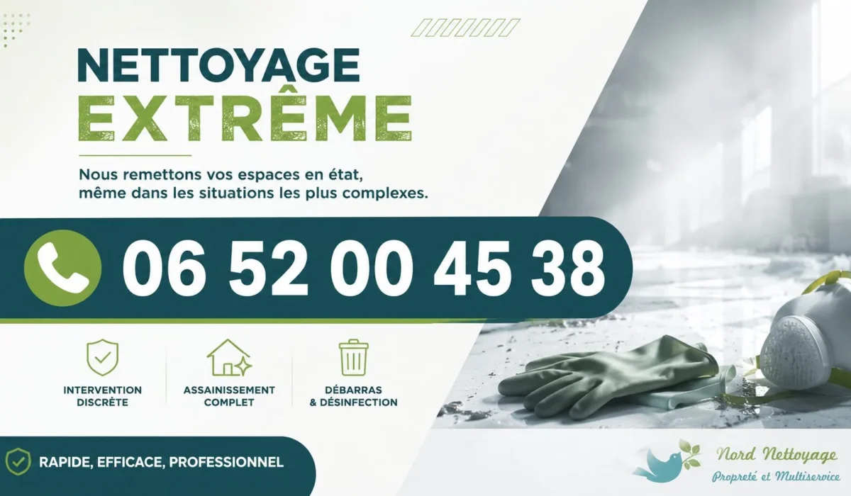 Neuville-sur-Oise : nos prestations de nettoyage extrême