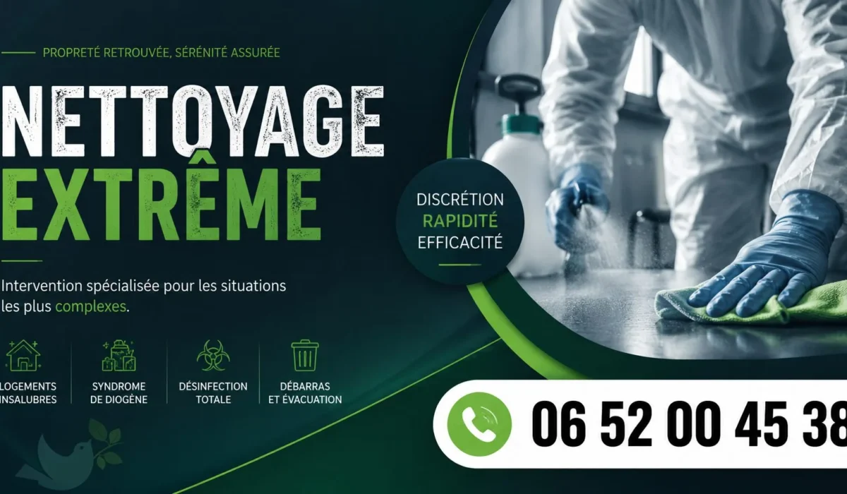 Nevers : nos prestations de nettoyage extrême