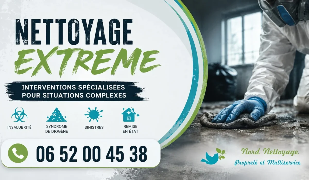 Nogent-sur-Oise : Nos prestations de nettoyage extrême