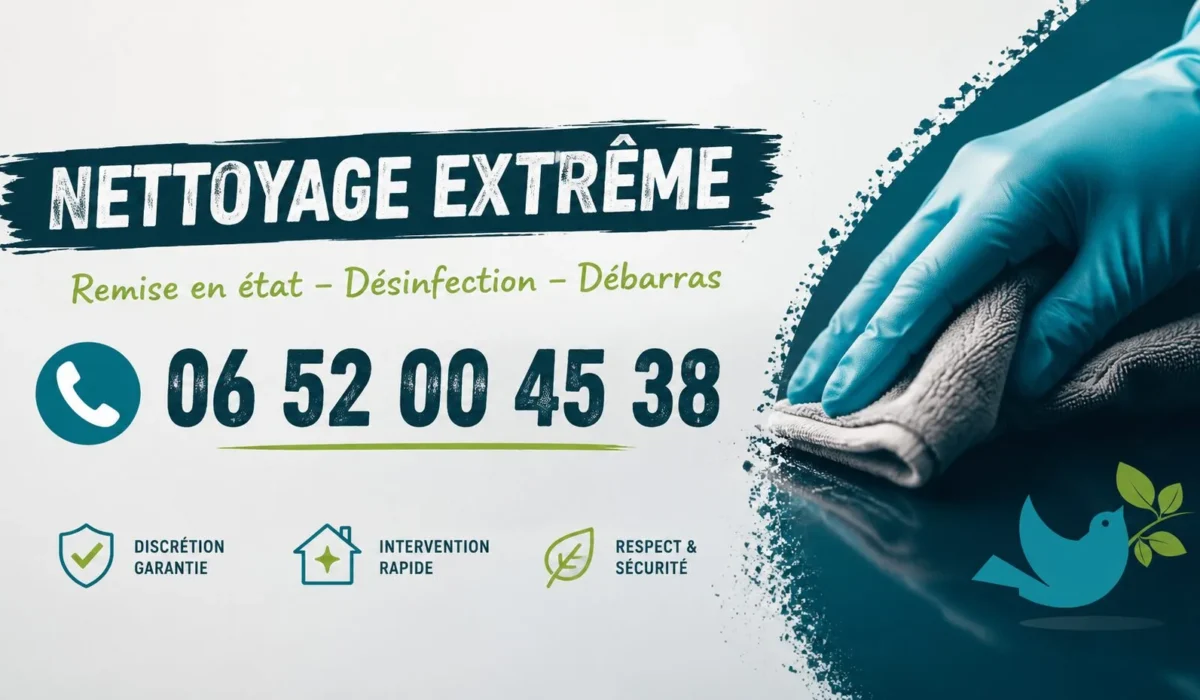 Oignies : nos prestations de nettoyage extrême