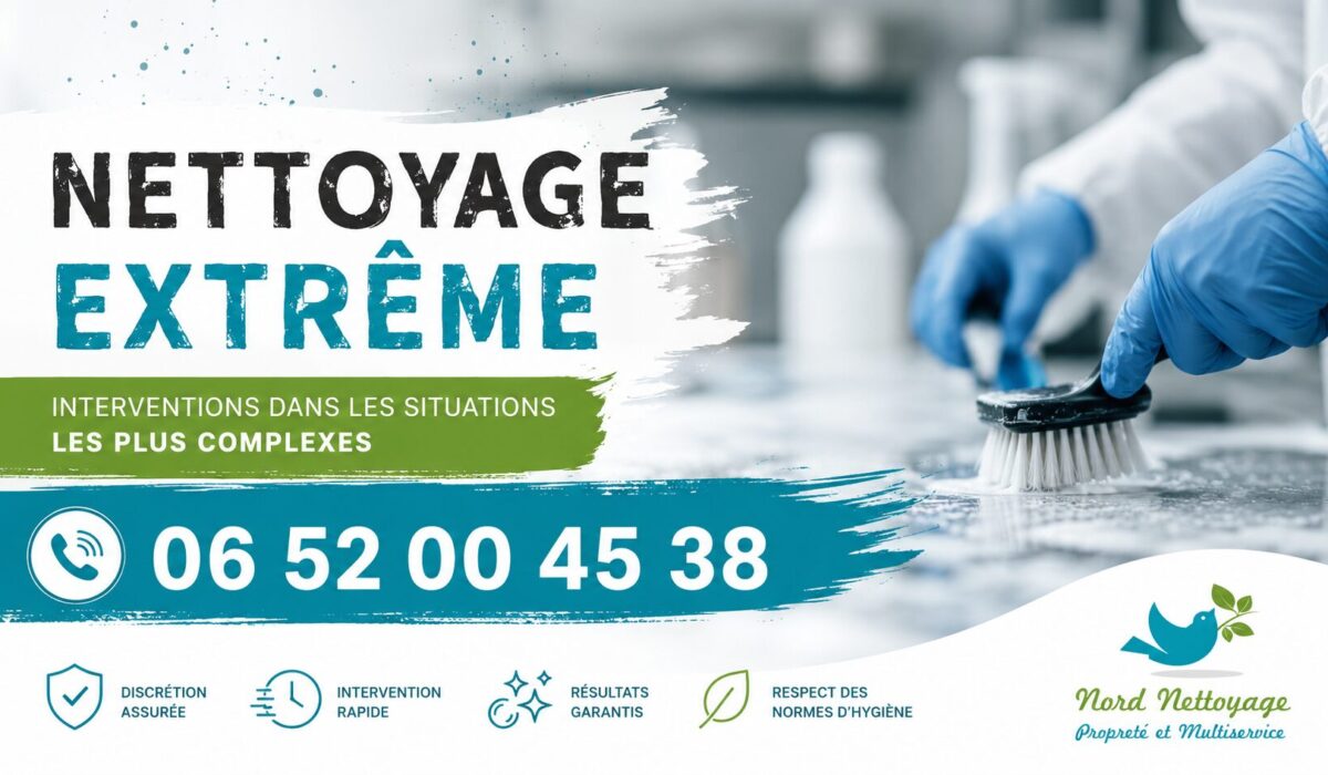 Service de nettoyage extrême à Orgeval avec intervention professionnelle pour logements insalubres, syndrome de Diogène, débarras et désinfection complète.