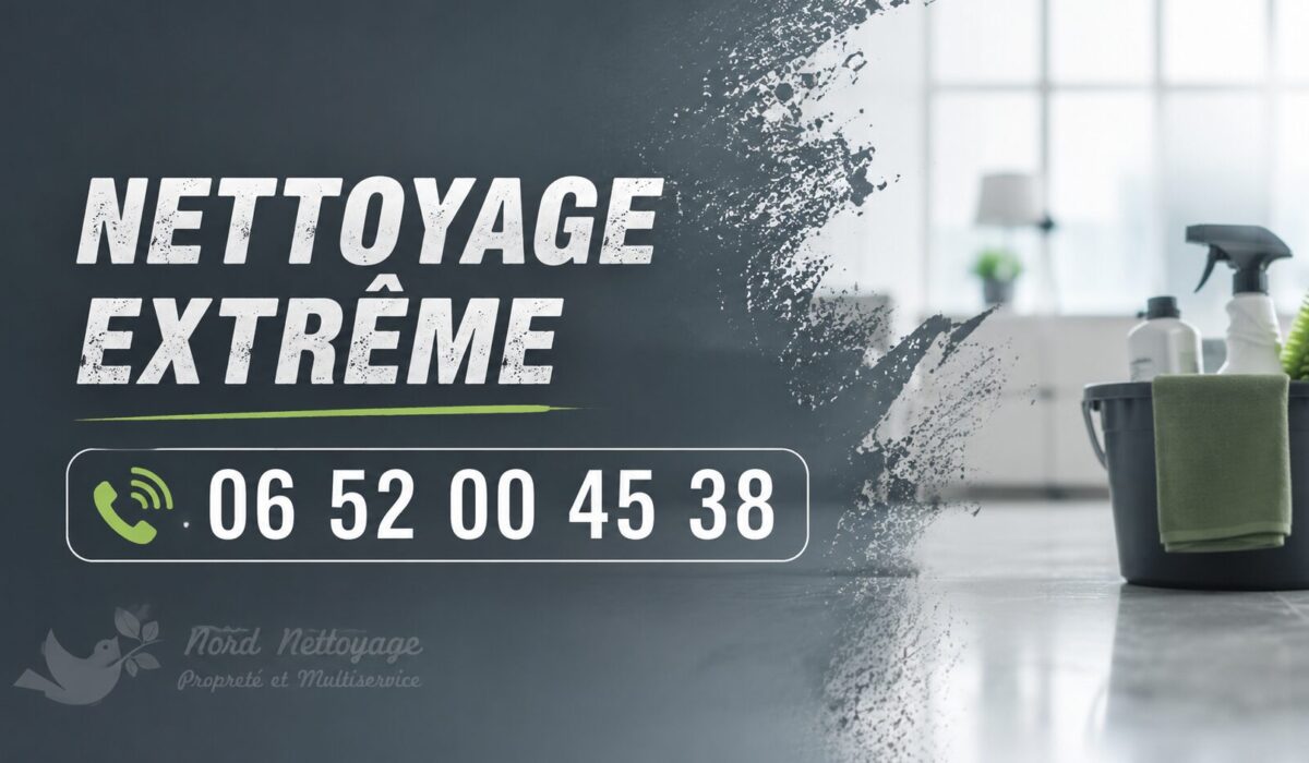 Nettoyage extrême Orleat avec intervention spécialisée pour logements insalubres, syndrome de Diogène, débarras et désinfection complète.