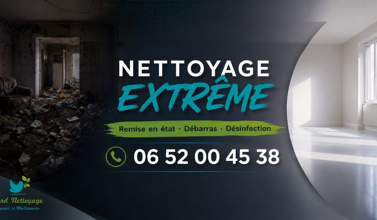 Intervention de nettoyage extrême à Orsay avec débarras, désinfection et remise en état de logements très encombrés ou insalubres.