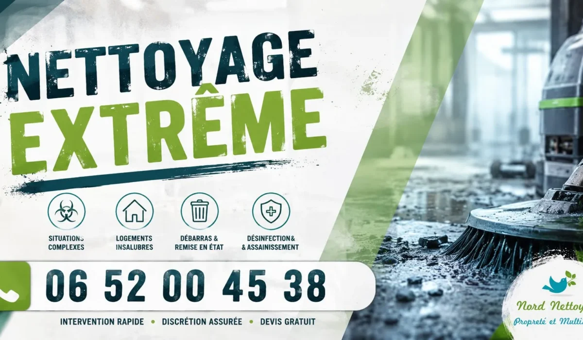 Paron : nos prestations de nettoyage extrême