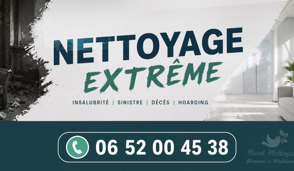 Nettoyage extrême à Pierrefitte-sur-Seine : remise en état professionnelle après insalubrité, syndrome de Diogène, sinistre ou décès.