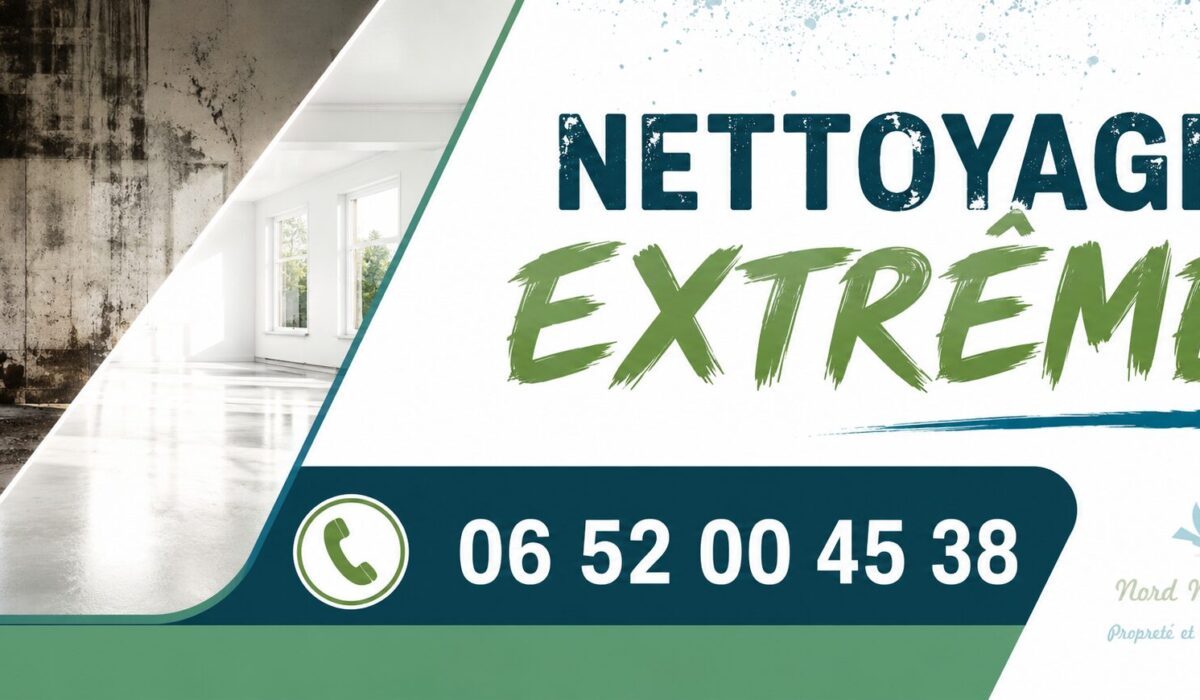 Nettoyage extrême à Pollionnay réalisé par Nord Nettoyage avec remise en état complète d'un logement insalubre.