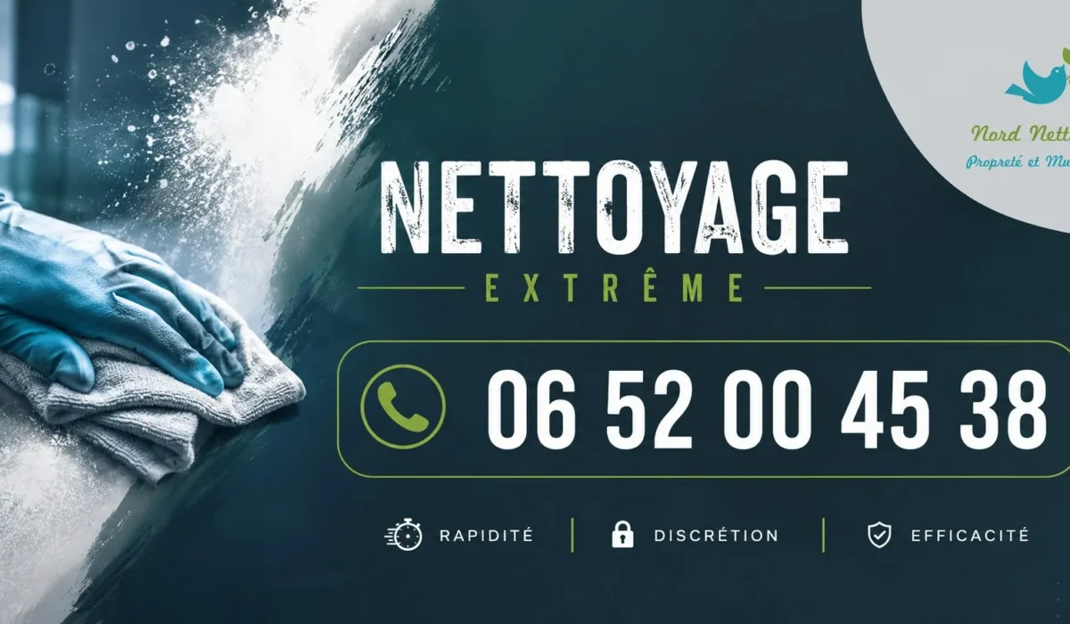 Pont-à-Vendin : nos prestations de nettoyage extrême