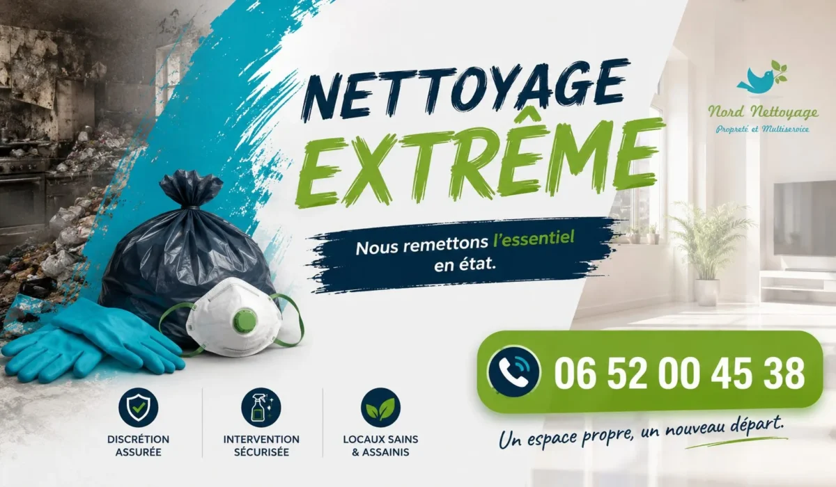 Quarouble : nos prestations de nettoyage extrême