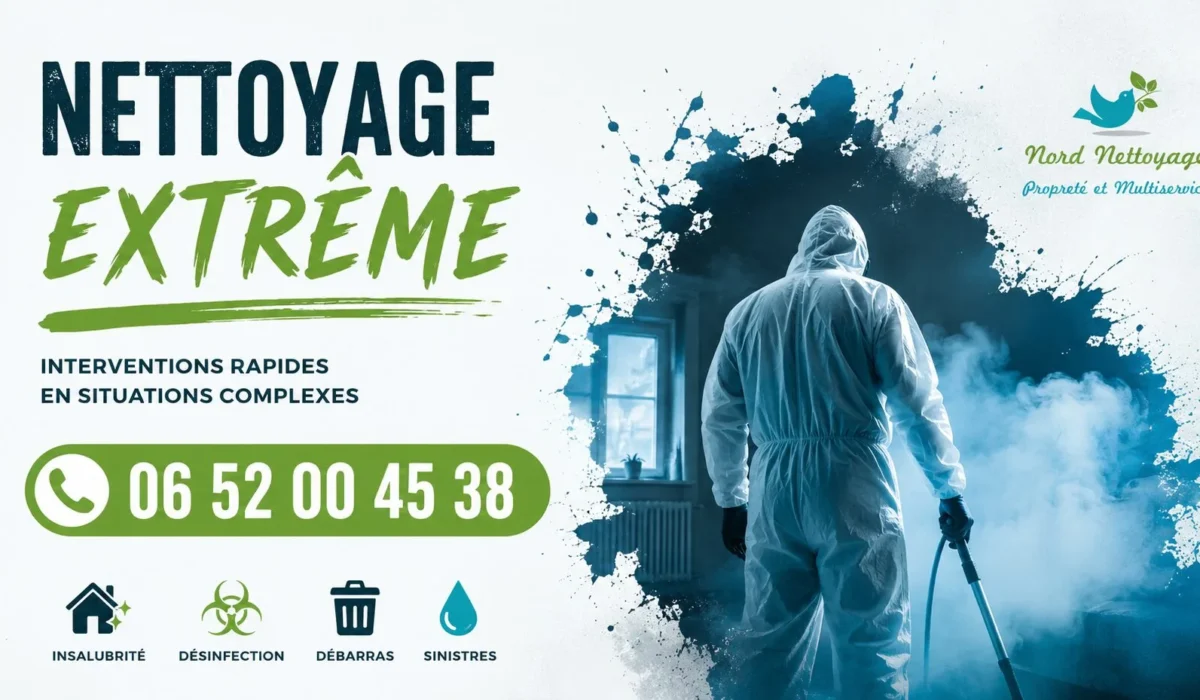 Raismes : nos prestations de nettoyage extrême