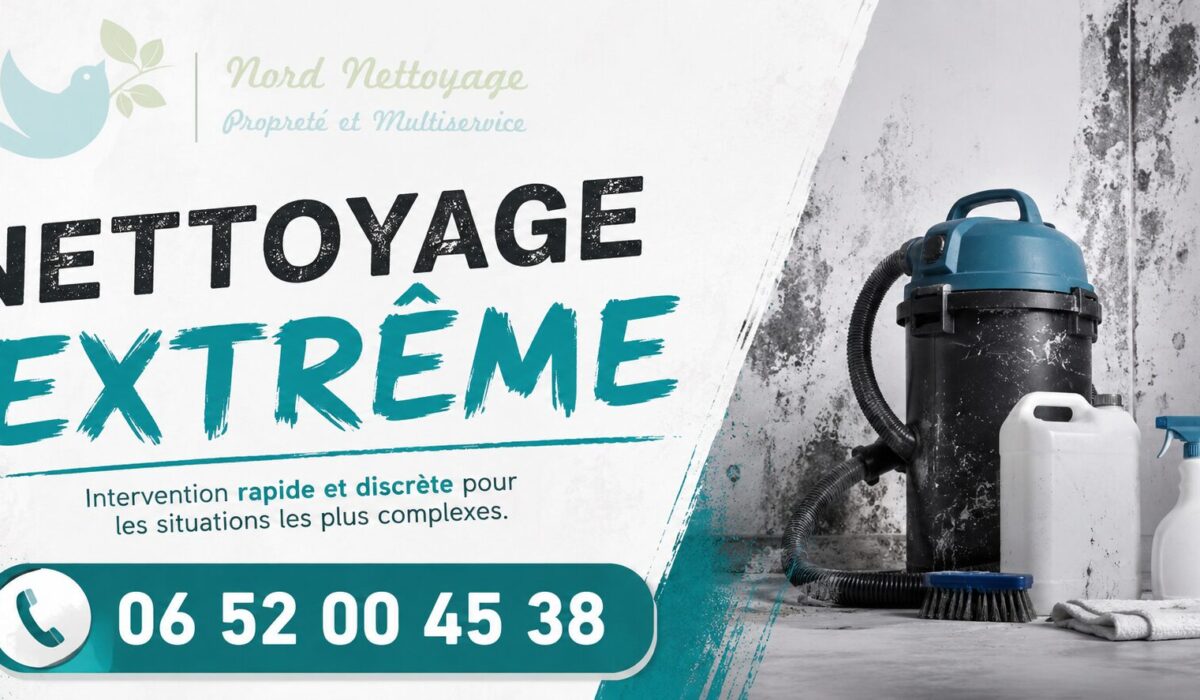 Nettoyage extrême à Rambouillet avec intervention rapide pour logement insalubre, syndrome de Diogène et remise en état complète.