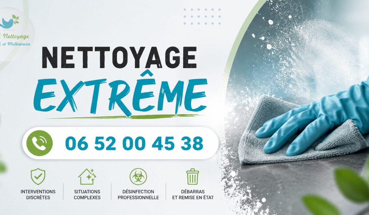 Nettoyage extrême à Renaison par Nord Nettoyage avec intervention rapide, désinfection, débarras et remise en état des logements insalubres.