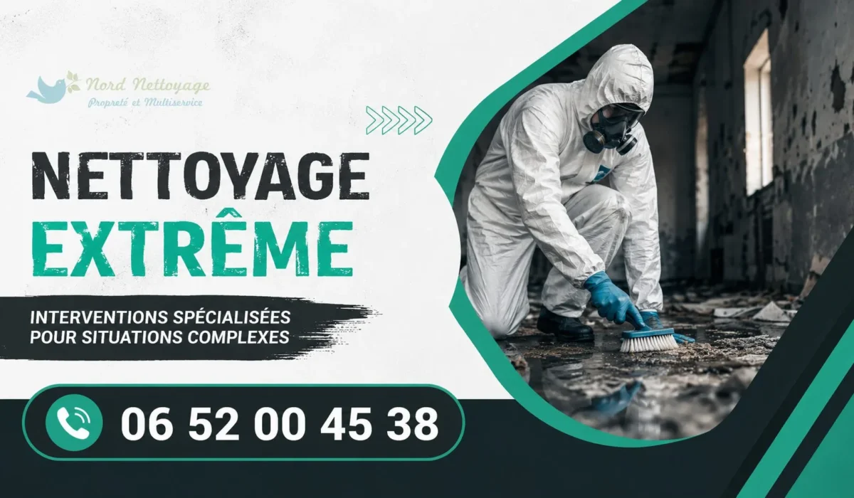 Rivery : nos prestations de nettoyage extrême