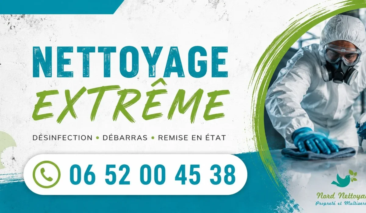 Roncq : nos prestations de nettoyage extrême