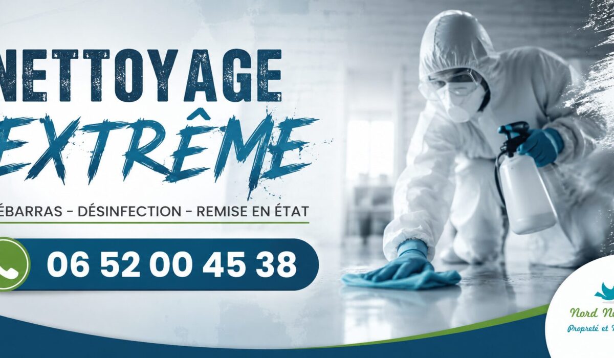 Équipe spécialisée en nettoyage extrême à Rosny-sous-Bois, désinfection, débarras et remise en état avec intervention rapide.