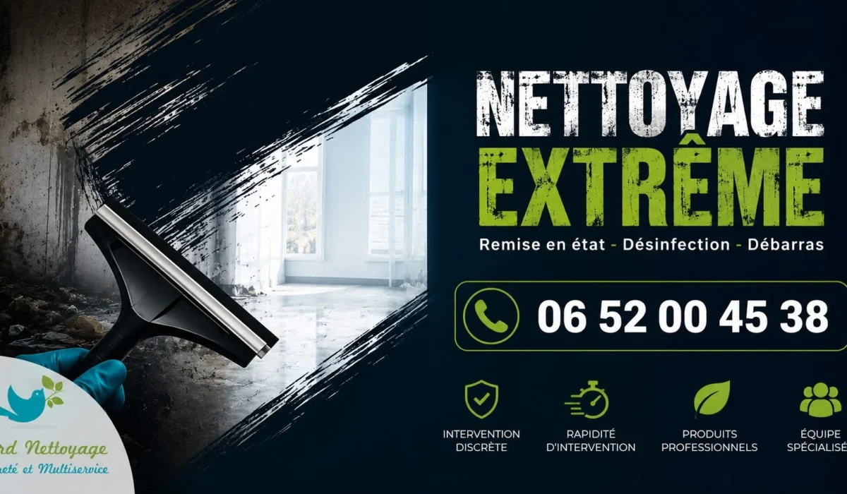 Rouvroy : nos prestations de nettoyage extrême