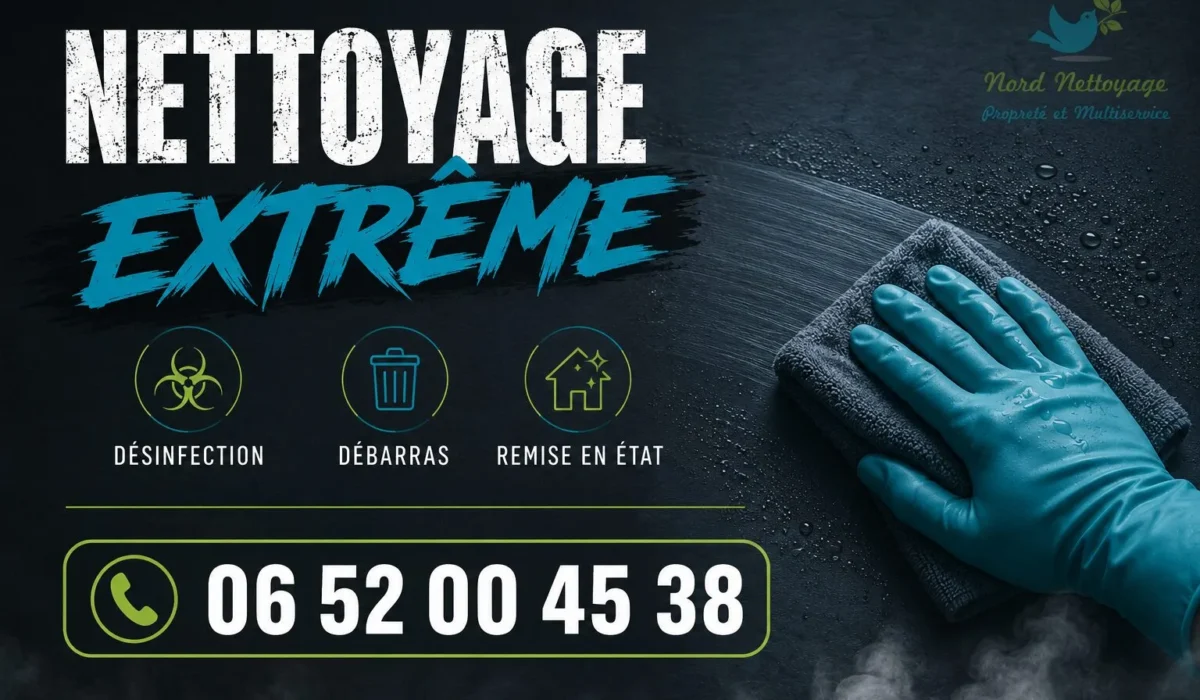 Sains-en-Gohelle : nos prestations de nettoyage extrême