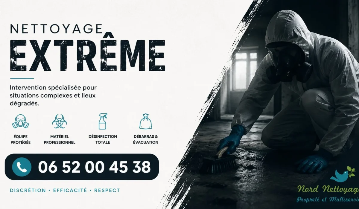 SAINT-ANDRE-LEZ-LILLE : nos prestations de nettoyage extrême