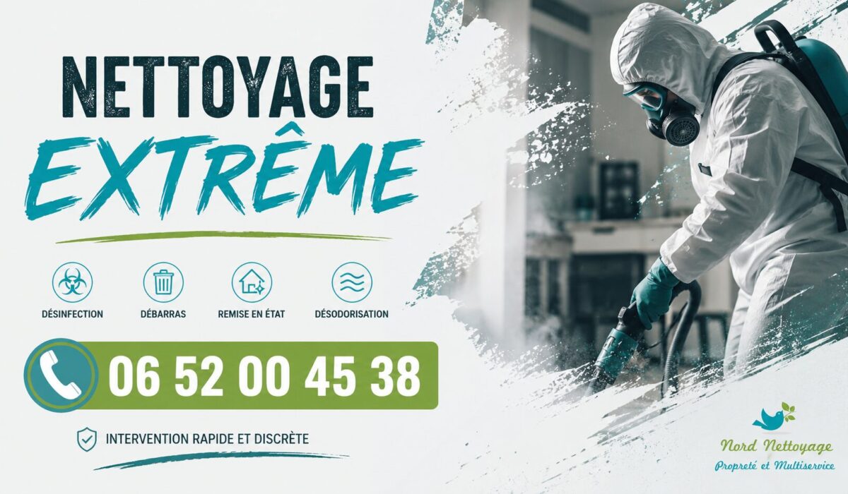 Intervention de nettoyage extrême à Saint-Cyr-l'École avec désinfection complète et remise en état professionnelle