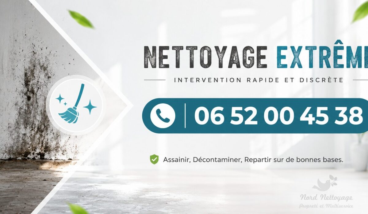 Nettoyage extrême à Saint-Didier-en-Velay après sinistre, syndrome de Diogène, logement insalubre et débarras.