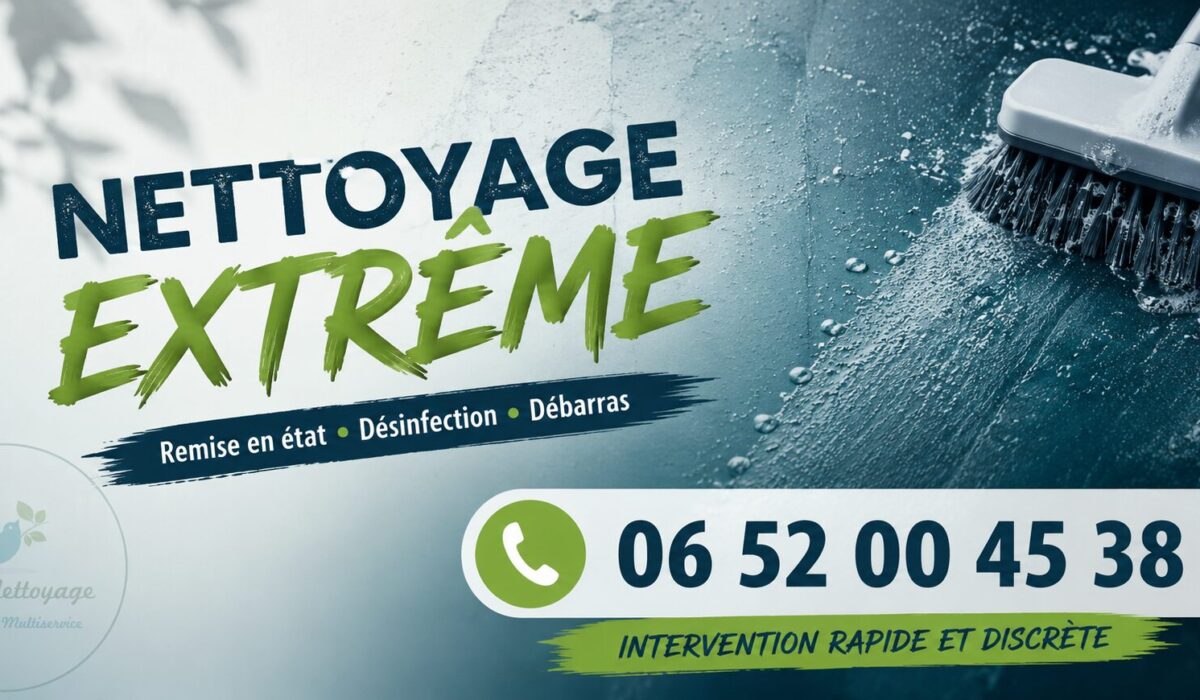 Nettoyage extrême à Saint-Georges-d'Espéranche avec intervention rapide pour logements insalubres, syndrome de Diogène, après décès et remise en état.