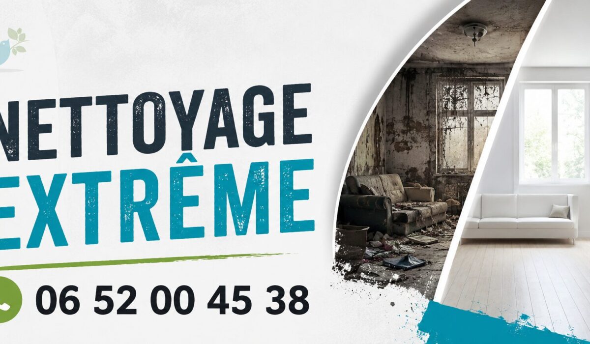 Nettoyage extrême d'un logement à Saint-Jeoire avec remise en état complète et intervention professionnelle.