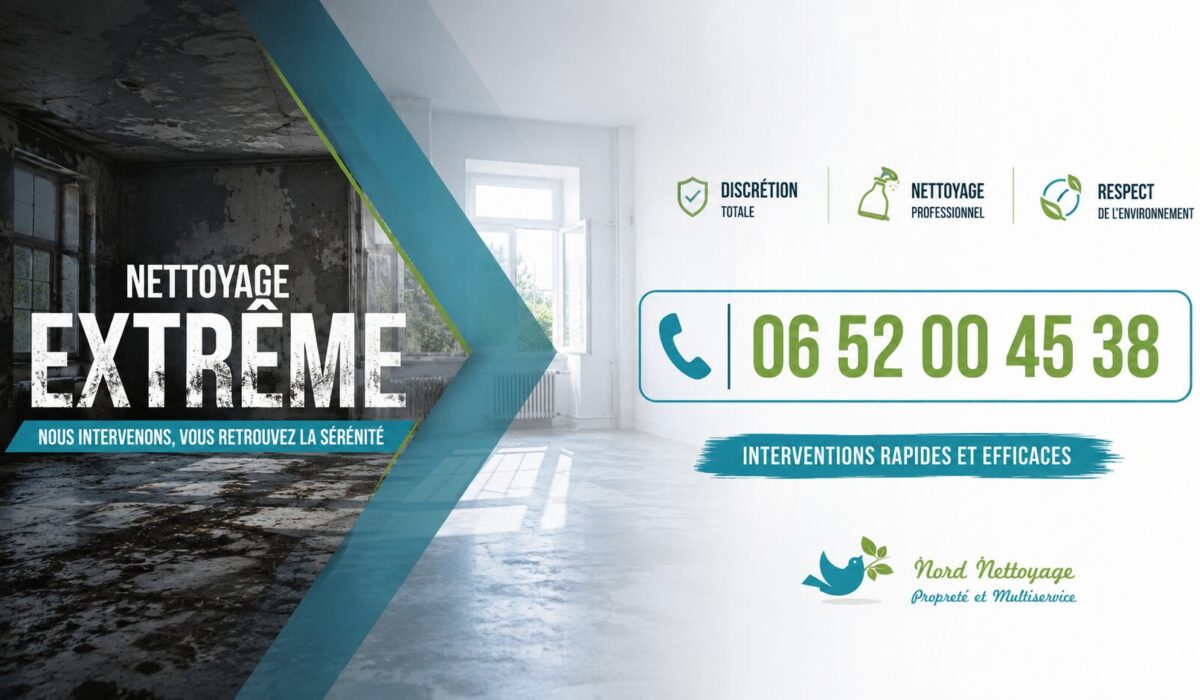 Entreprise de nettoyage extrême à Saint-Just-Chaleyssin spécialisée dans le débarras, la désinfection et la remise en état de logements insalubres.