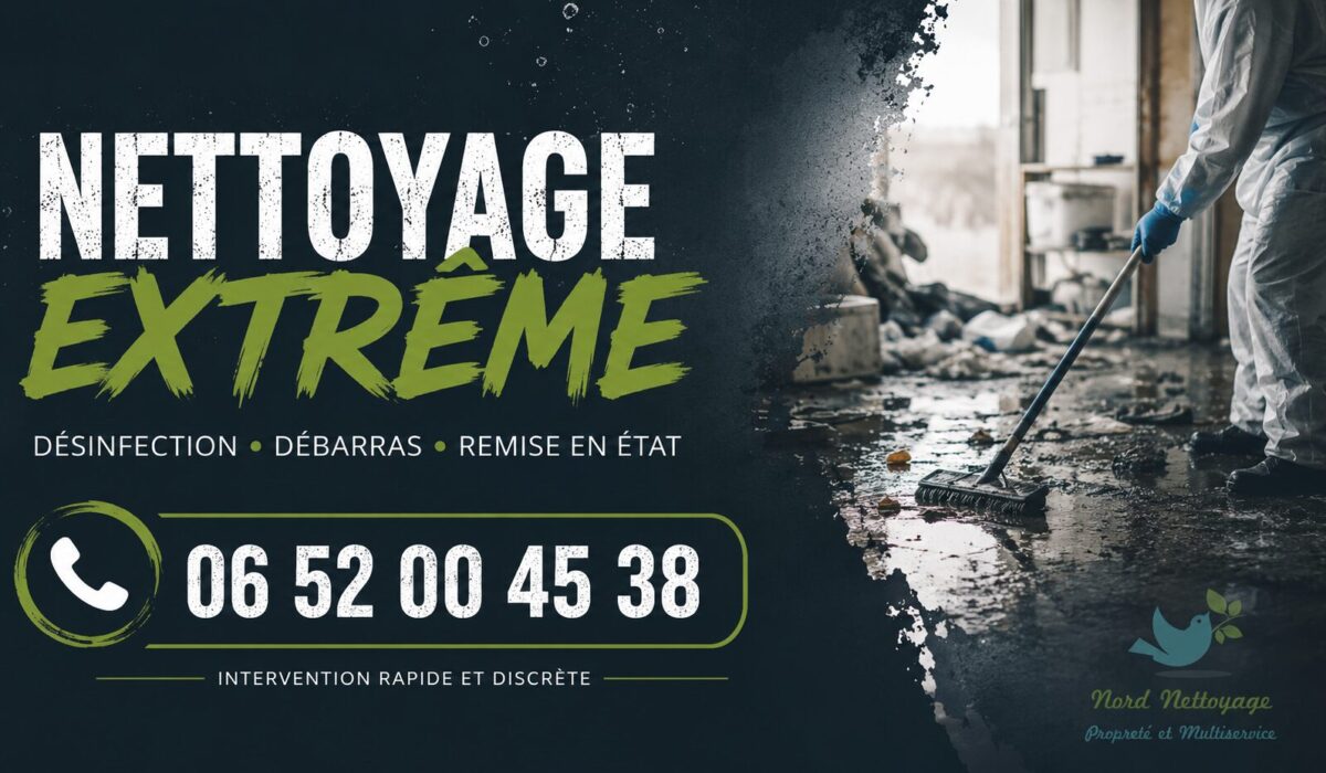 Nettoyage extrême à Saint-Martin-Bellevue avec intervention rapide pour logements insalubres, débarras et désinfection complète.
