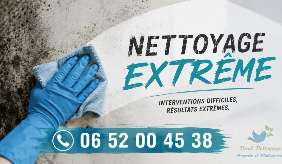 Nettoyage extrême à Saint-Martin-en-Haut par Nord Nettoyage, remise en état après insalubrité, syndrome de Diogène, décès ou sinistre.