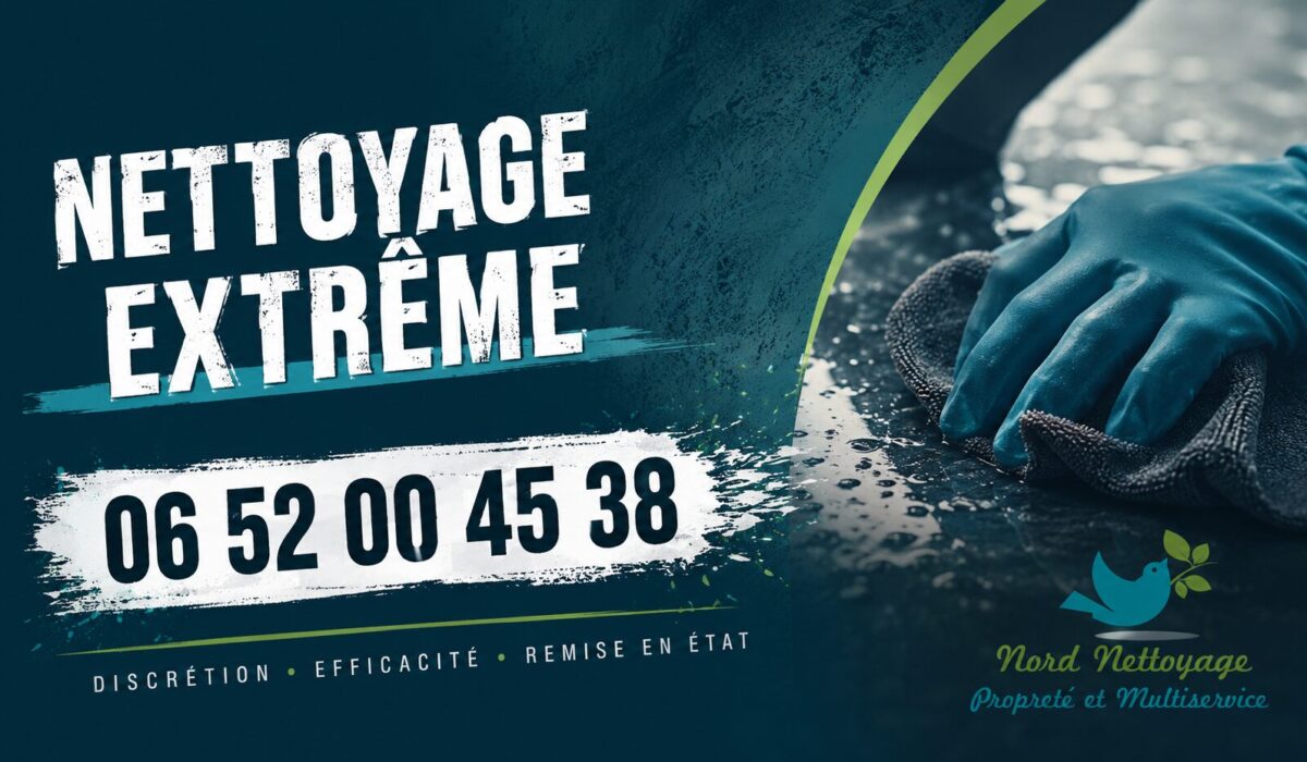 Nettoyage extrême à Saint-Maurice-de-Gourdans avec remise en état complète, désinfection et débarras de logements insalubres.