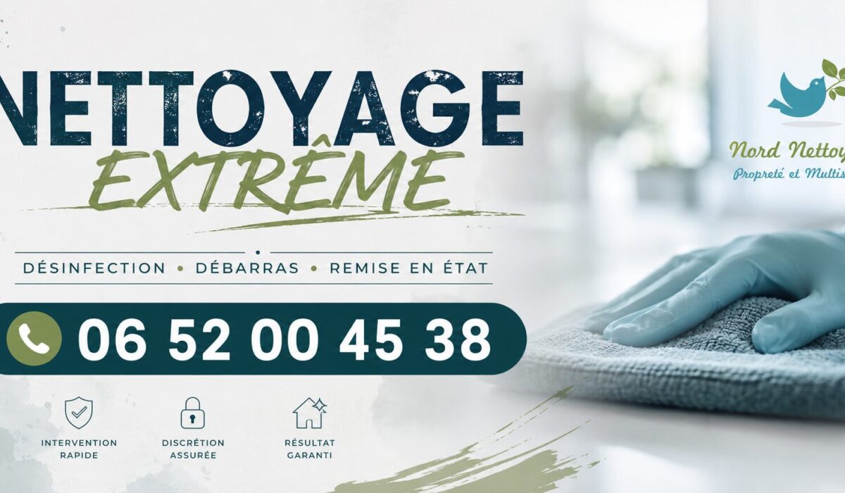Nettoyage extrême à Saint-Maurice-sur-Dargoire avec intervention rapide pour désinfection, débarras et remise en état de logements insalubres.