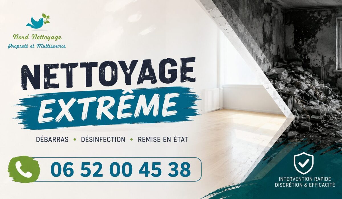Nettoyage extrême à Saint-Romain-le-Puy avec intervention rapide pour débarras, désinfection et remise en état de logements insalubres.