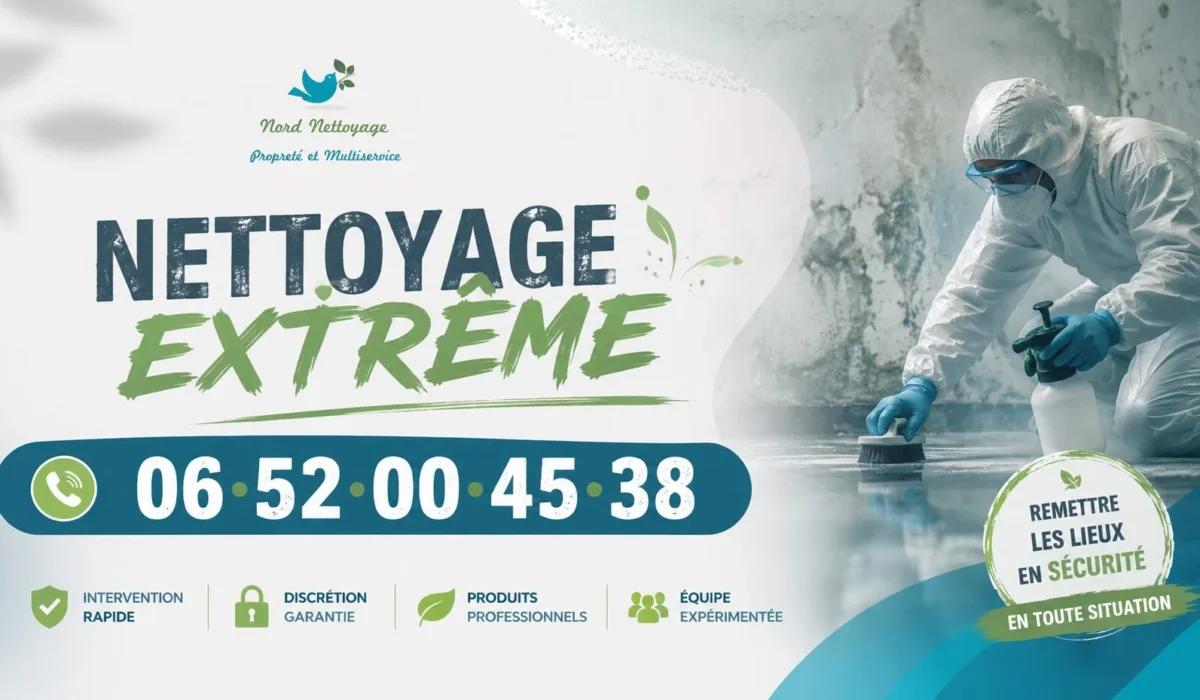 Saint-Saulve : nos prestations de nettoyage extrême