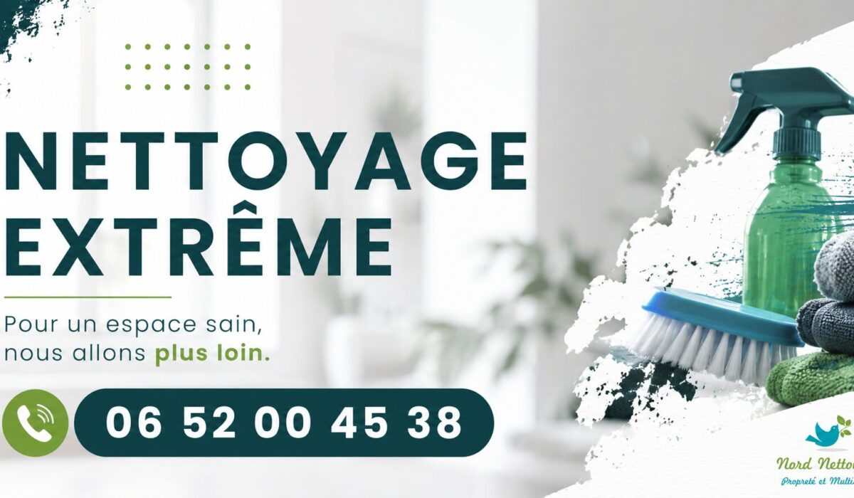 Nettoyage extrême à Saint-Victor-de-Cessieu par Nord Nettoyage, intervention rapide pour logements insalubres, syndrome de Diogène et désinfection.
