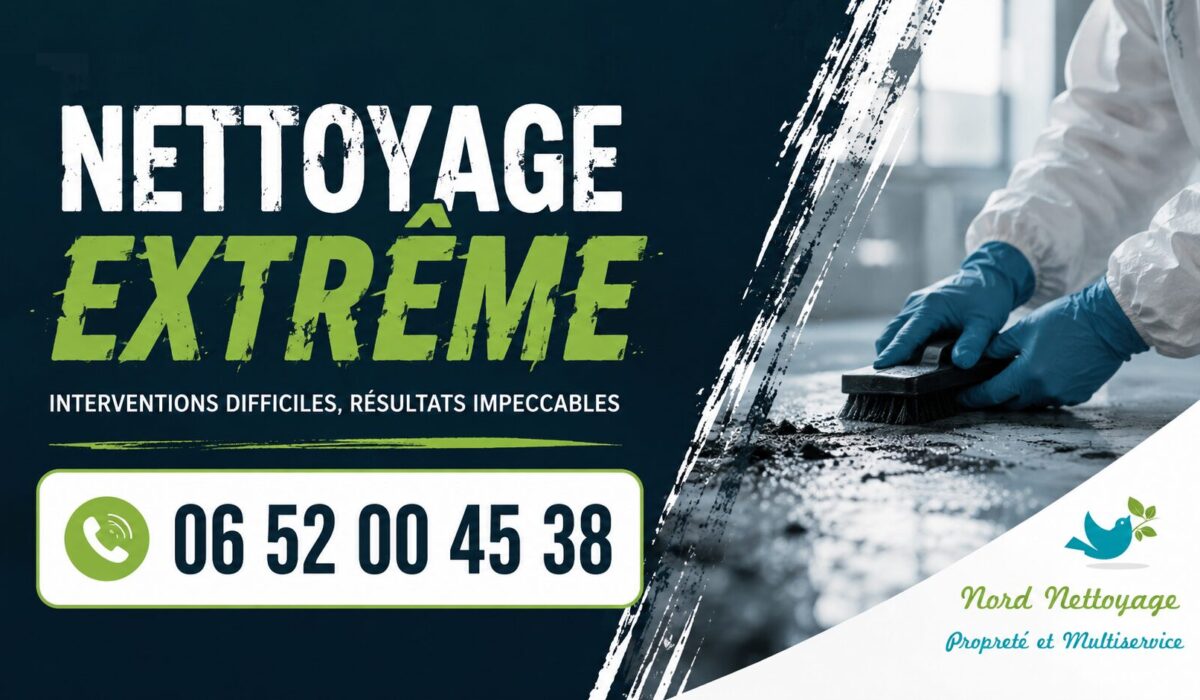 Entreprise de nettoyage extrême à Saint-Yorre intervenant pour le nettoyage après sinistre, syndrome de Diogène, désinfection et débarras.