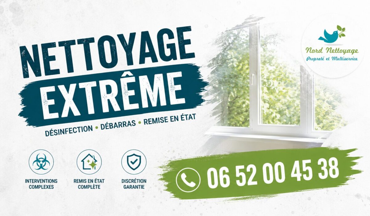 Intervention de nettoyage extrême à Samoëns pour logements insalubres, syndrome de Diogène, débarras et désinfection complète avec remise en état.