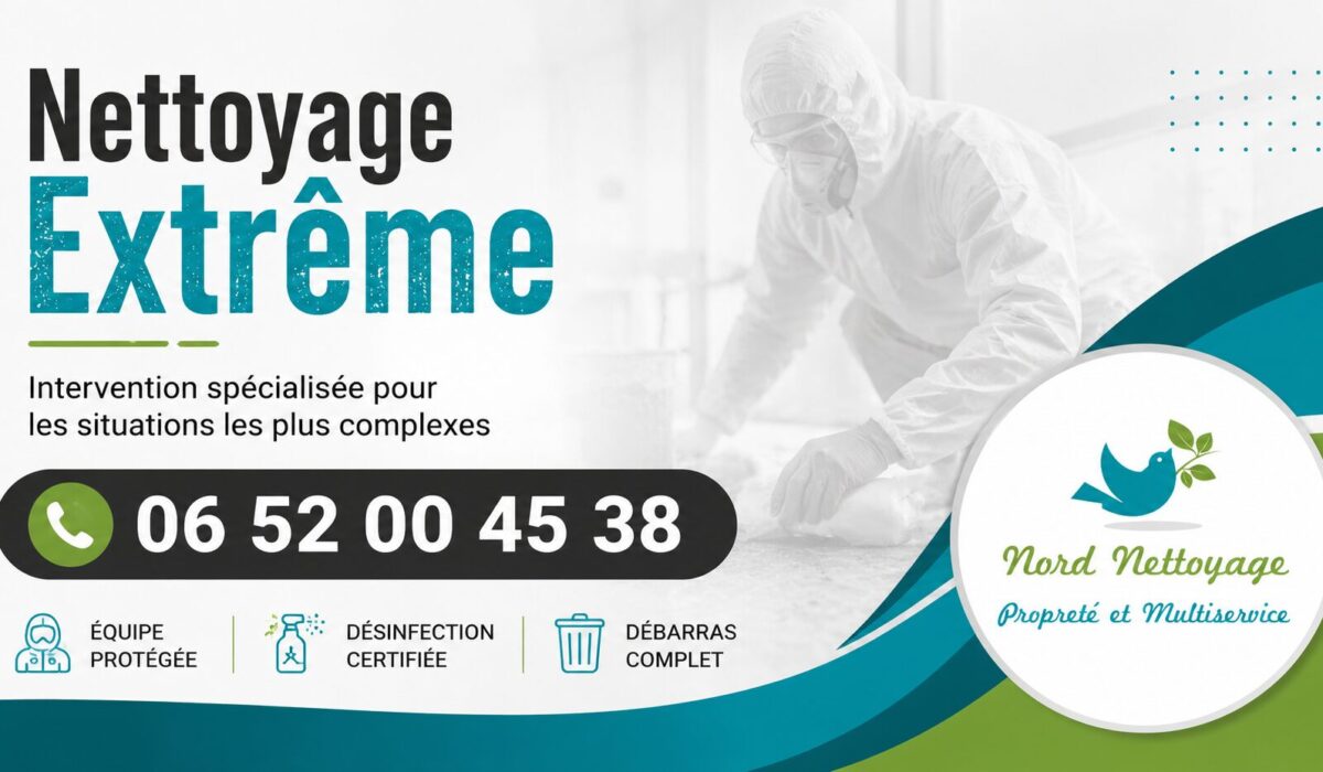 Équipe spécialisée en nettoyage extrême à Savigny-sur-Orge avec intervention rapide pour logements insalubres et désinfection complète