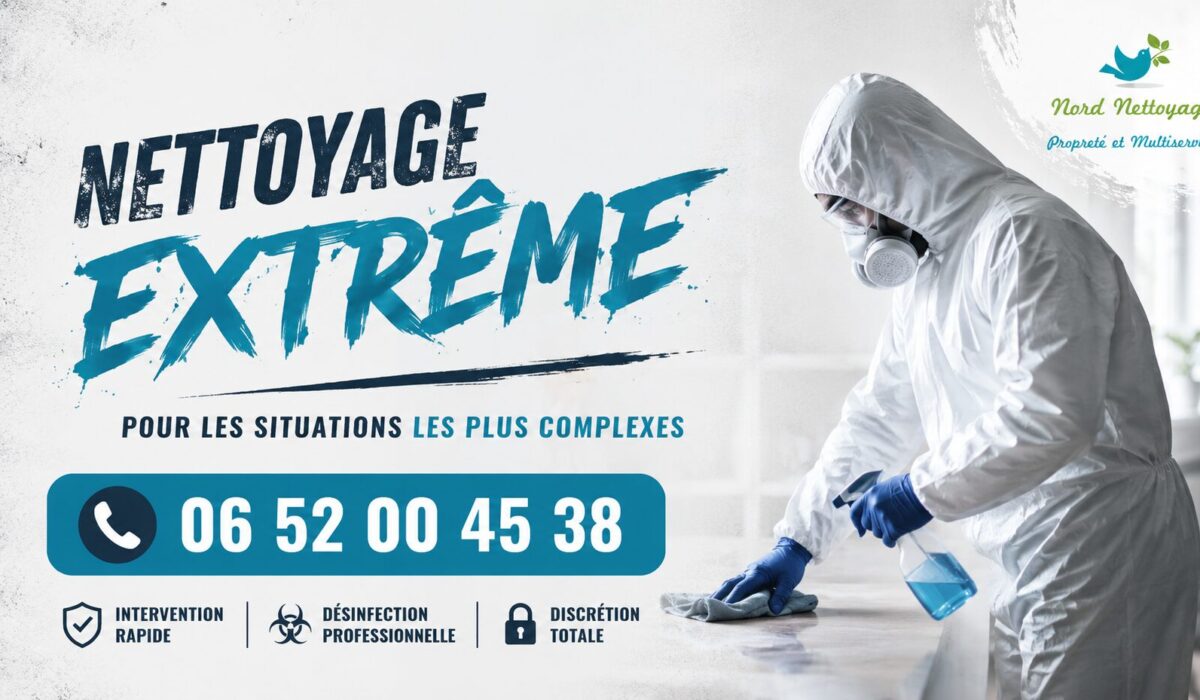 Nettoyage extrême à Sayat avec désinfection et remise en état de logements très dégradés.