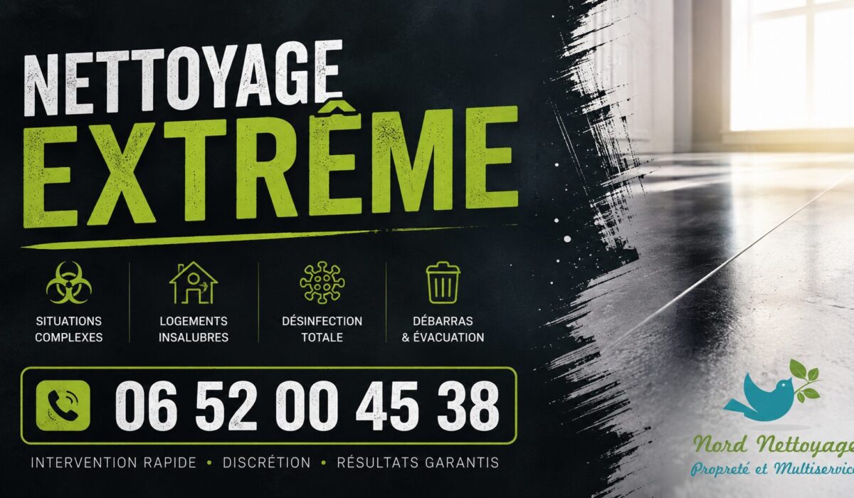 Nettoyage extrême à Sérézin-du-Rhône avec intervention rapide pour logements insalubres, syndrome de Diogène et remise en état complète.