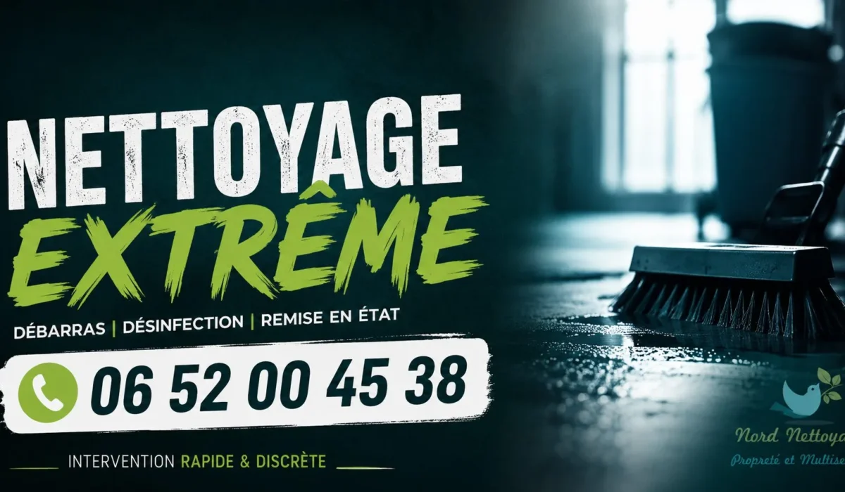 Solesmes : nos prestations de nettoyage extrême