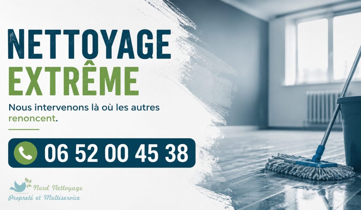 Nettoyage extrême à Soucieu-en-Jarrest par Nord Nettoyage, intervention après insalubrité, syndrome de Diogène, sinistre, décès et débarras.