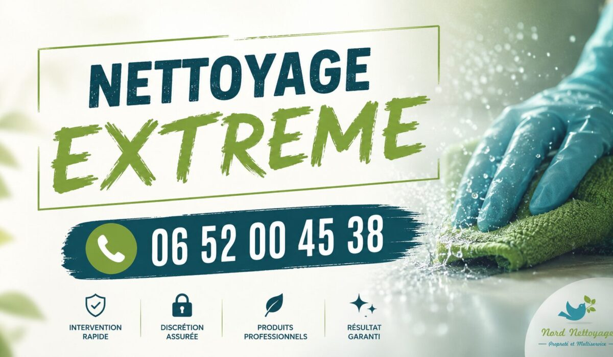 Nettoyage extrême à Taninges avec intervention rapide pour logements insalubres, syndrome de Diogène, désinfection et remise en état.