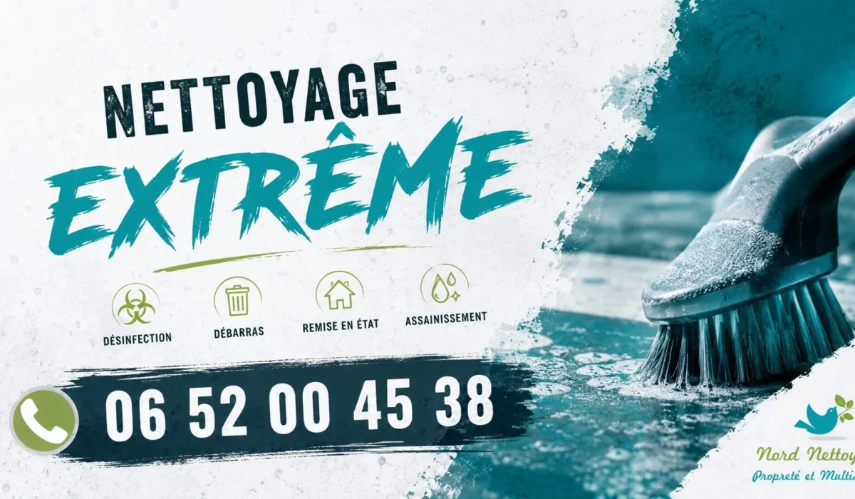 Templemars : nos prestations de nettoyage extrême