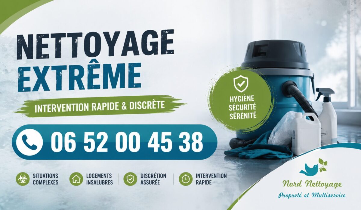Nettoyage extrême à Thorens-Glières avec intervention rapide pour logements insalubres, syndrome de Diogène, après décès et désinfection.