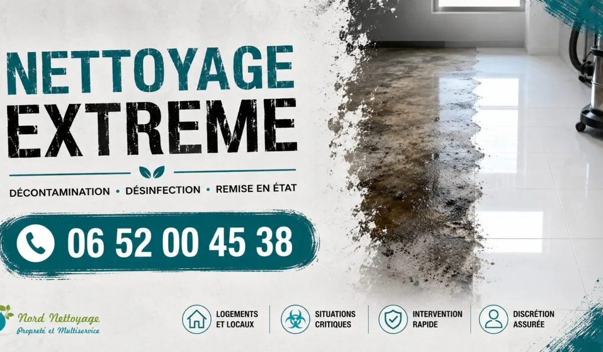 Thumeries : nos prestations de nettoyage extrême