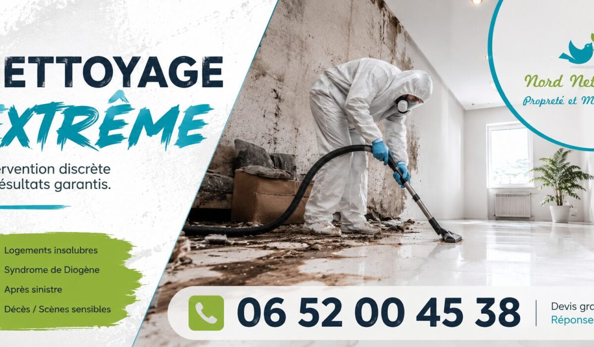 Service de nettoyage extrême à Toussieu avec intervention professionnelle pour logements insalubres, syndrome de Diogène, après sinistre et situations sensibles.