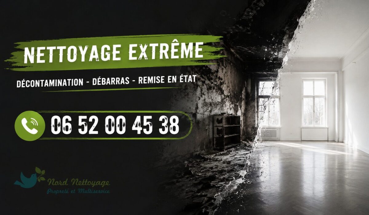 Service de nettoyage extrême à Treffort-Cuisiat avec remise en état de logements insalubres, débarras et désinfection professionnelle.