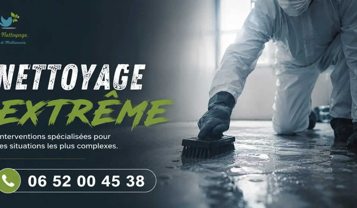 Valenciennes : nos prestations de nettoyage extrême